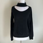 Line and Dot  Harper Cut Out Turtleneck Sweater Black Photo 2