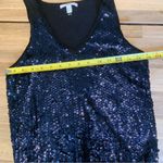 Mango MNG Navy And Black Sequin Tank S Photo 2