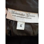 Alexandra Grecco by Anthropologie 6 Black Tulle Embroidered Beaded A Line Skirt Photo 4