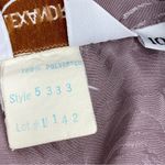 Vintage Alexandria Satin Jacquard Blouse Dusty Mauve 10 Bow Neck Pussybow Purple Photo 9