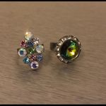 Set of Bling Jeweled Statement Rings | Fashion Jewelry Green Photo 1