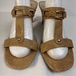 Anne Klein  iflex Gold Chunky Heeled Sandal-Size 9 Photo 1