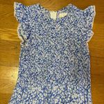 Lost + Wander  Ditzy Floral Coastal Grandma Boho Cottagecore Ruffle Midi Dress M Photo 4