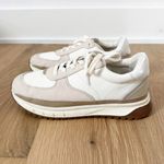 Madewell Kickoff Trainer Sneakers in Neutral Colorblock Leather Women's US 9 Photo 5