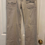 Silver Jeans Y2k Bootcut Flare Leg Beige Women's Pants Size 30x33 Low Rise Photo 0