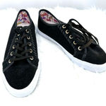 Jack Rogers size 6.5 M new without box Carter black suede lace up sneakers Photo 0