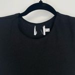 Princess Polly  Black Crew Neck Cap Sleeve Bodycon Ruched Minimalist Mini Dress 0 Photo 5