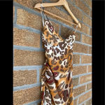 Miss Lola  Safari Sunsets Ruched Dress medium Photo 6