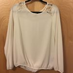Forever 21  Lace Long Sleeve Top - Size Medium Photo 0