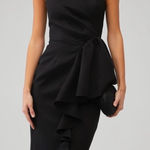 Elliatt MADILYN midi cascade Ruffle Strapless Cocktail Dress size XS. NWT Photo 0