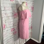 Lulus Lulu’s Lots of Love Light Pink Strapless Midi strapless flounce Dress Photo 5