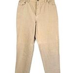 Levi's Vintage 90s Levi’s 550 Relaxed Fit Tapered Leg Ecru Denim High Rise Irregular Photo 0