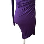 Kardashians Bebe One Shoulder Dress, size Medium, bodycon, party, going out Purple Photo 2