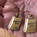 Shopping Bag Earrings Handmade Vintage Girlfriend Photo 1