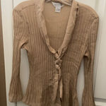 Allison Taylor FINAL MARKDOWN  crinkle blouse large Photo 0