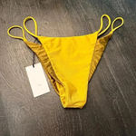 Revolve  Lovewave Tbe Edwina Swim Bottom in Chartreuse And Olive‎ Sz L Photo 2