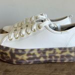Keds Triple Up White Leather Leopard Platform Women's Shoe Size 6 #1102 Photo 2