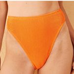 Wild Fable Pucker Textured High Waist Extra High Leg Extra Cheeky Bikini Bottom -Medium Photo 0