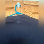 PINK - Victoria's Secret Pink - VS - Ribbed Black Long Sleeve Dress Photo 4