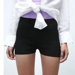 ZARA - Ribbed Knit Biker Shorts -Striped - Women Photo 7
