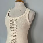 Wallace Cream White Knit Pullover sweater Vest Photo 1