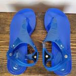 Calvin Klein Womens Sandal Size 6 Blue Neoprene Back Flip Flop Flat Heel Thong Photo 1