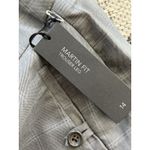 Banana Republic NEW Womens Size 14 Martin Wool Blend Trouser Pant Gray Plaid Photo 2