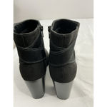 Womans One New Day Ankle Boots 7.5 Black Side Zip Block Heel NWOT Photo 4