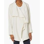 UGG  Janni Fleece Cardigan Women M Oatmeal Heather Open Asymmetrical Plush Lounge Photo 2