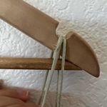 Badgley Mischka Sage Green Silk Embelished Flare Cocktail Dress Size 10 Photo 10