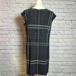 R&K Gray Purple Plaid Shift Dress Women's Size 14 Photo 3