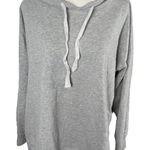 Aerie AE Long Sleeve Gray Hoodie Relaxed Fit Oversized Woman L Light Weight Top Photo 0