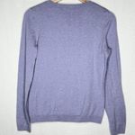 Talbots  Womens Petite‎ Small Cardigan Pima Purple Button Up Pastel Academia Photo 2