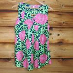 Lilly Pulitzer Silk Top Blue Size 4 Photo 1