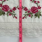 For Love & Lemons Jolene Embroidered Mini Skirt in White sz M Photo 8