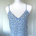 SheIn Light Blue Daisy Print Slip Dress | Size 6 | Ditzy Floral | EUC Photo 1