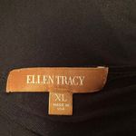 Ellen Tracy Black Tie Front Long Sleeve Tunic Photo 1