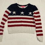 None Rebellious One stars and stripes flag print sweater medium SP 7038 Photo 7
