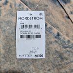 BP + Wildfang Utility Denim Pants In Coral‎ Acid Wash 2 NWT Orange Photo 4