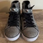 G by Guess  Glitter High Top Sneakers Women’s Size 6.5 Stud Detail Photo 2