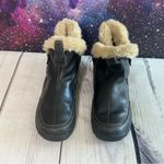 Merrell Women's Misha Black Leather Insulated Faux Fur Ankle Booties Size 9 Photo 8