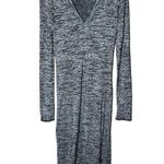 Wilfred Free Aritzia  Lisiere Bodycon V-Neck Heathered Midi Dress Size Small Photo 0