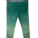 Karen Millen SZ 10 mid-rise gradient green skinny jeans Photo 3