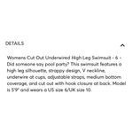 Nasty Gal Red High Cut Swimsuit Photo 7