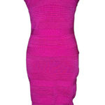Bebe  Crochet Bandage Bodycon Midi Dress Photo 0