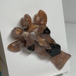 Beautiful Giraffe Brooch / Scarf Pin #154 Brown Photo 1