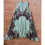 Free People NWT Intimately  Y2k Marsha Lace Slip Dress  Turquoise Blue Floral S Photo 7
