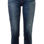 Moussy Vintage Velma Skinny Jeans Medium Wash Blue Distressed Denim High Rise 29 Photo 0