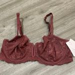 Unlined Balconette Coverage Underwire Bra Red Size 36 B Photo 1