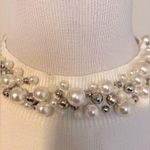 Together Pearl Trimmed Sweater in White Photo 6